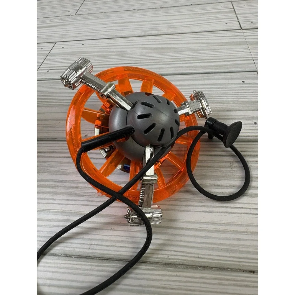 Vintage Penn Plax U.F.O. Interplanetary Voyager Aquarium Ornament Orange